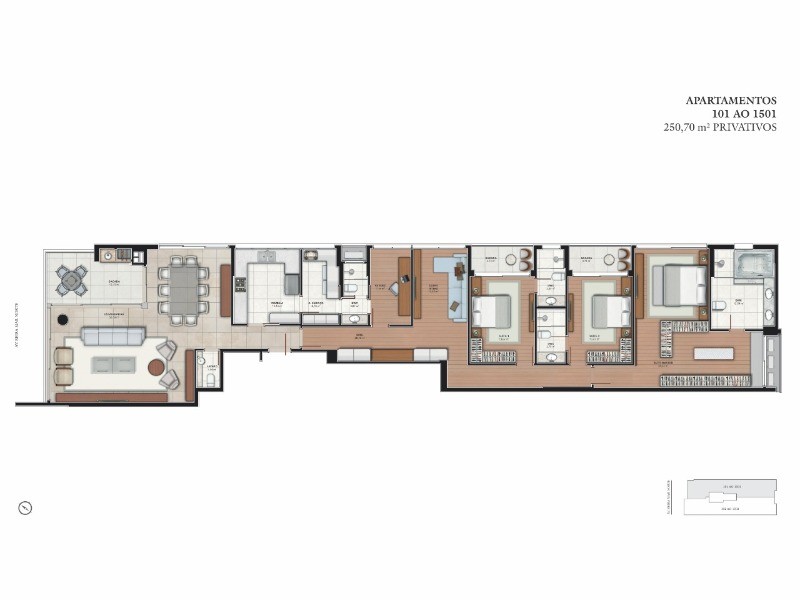 Apartamento à venda com 3 quartos, 249m² - Foto 31