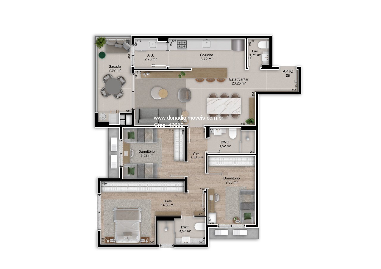 Apartamento à venda com 3 quartos, 101m² - Foto 20