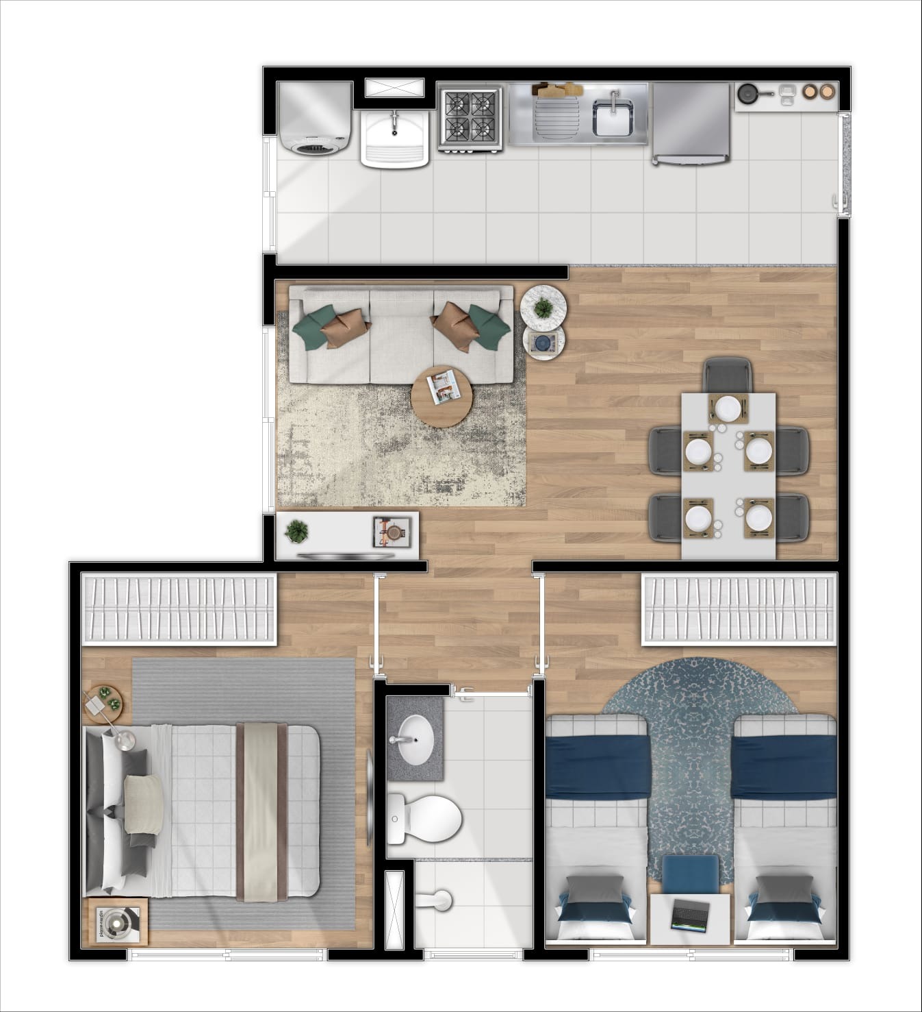 Apartamento à venda com 2 quartos, 43m² - Foto 10