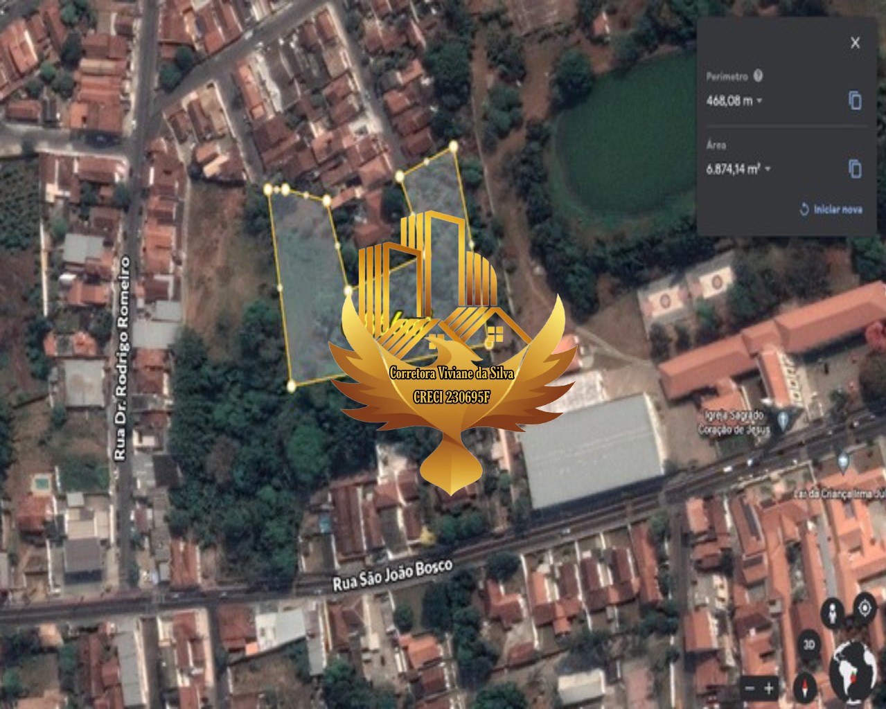 Terreno à venda, 6866m² - Foto 1