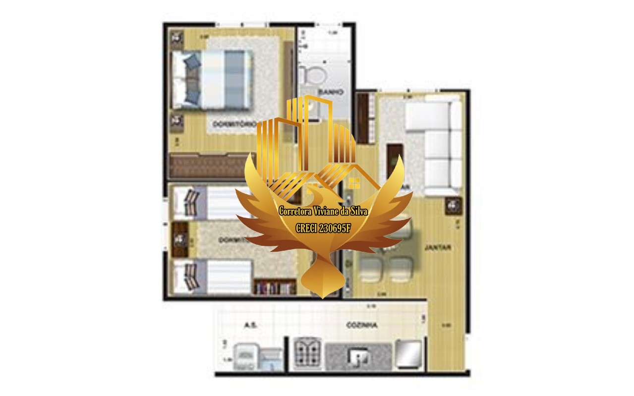 Apartamento, 2 quartos, 50 m² - Foto 8