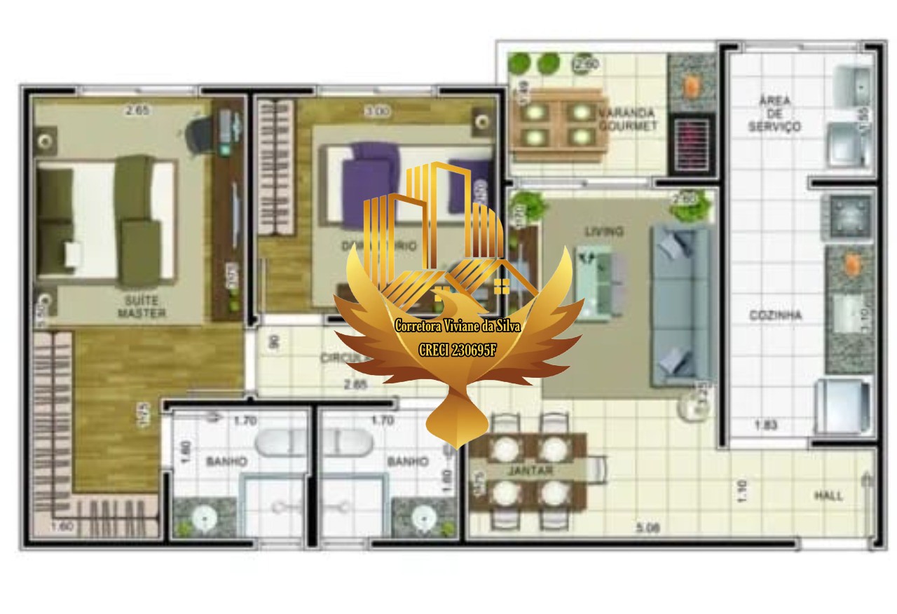 Apartamento à venda com 2 quartos, 75m² - Foto 13
