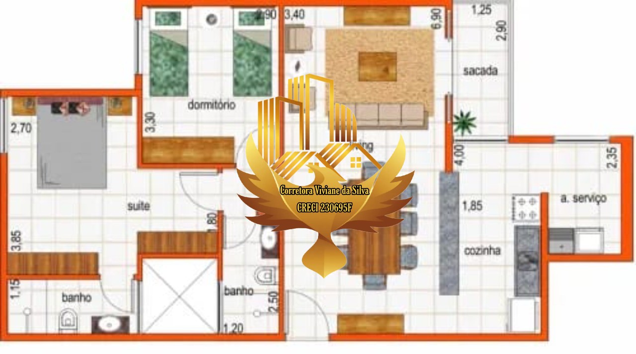 Apartamento, 2 quartos, 77 m² - Foto 4