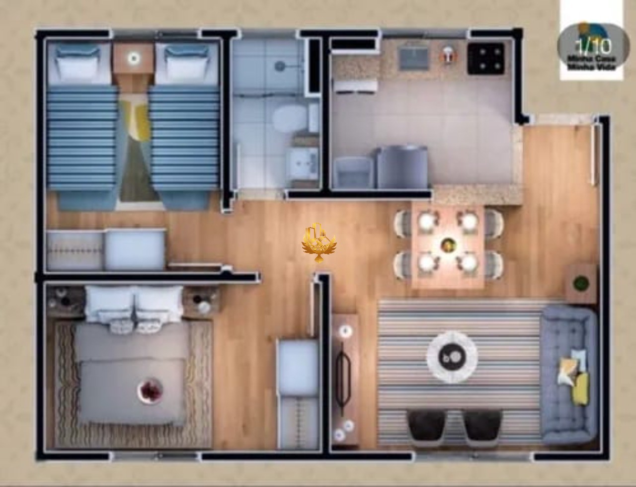 Apartamento à venda com 2 quartos, 45m² - Foto 15