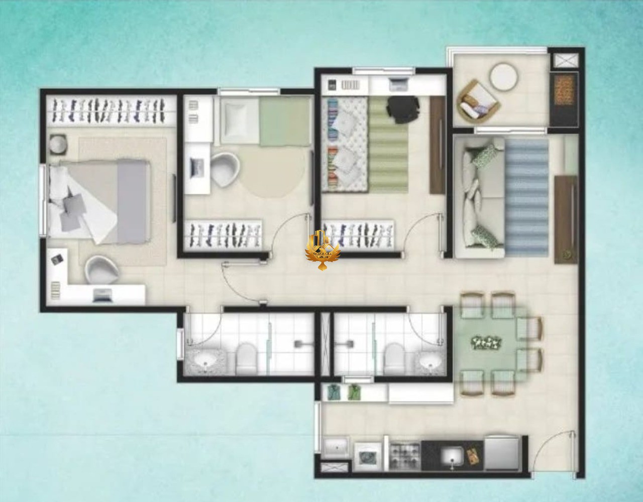 Apartamento, 3 quartos, 68 m² - Foto 17