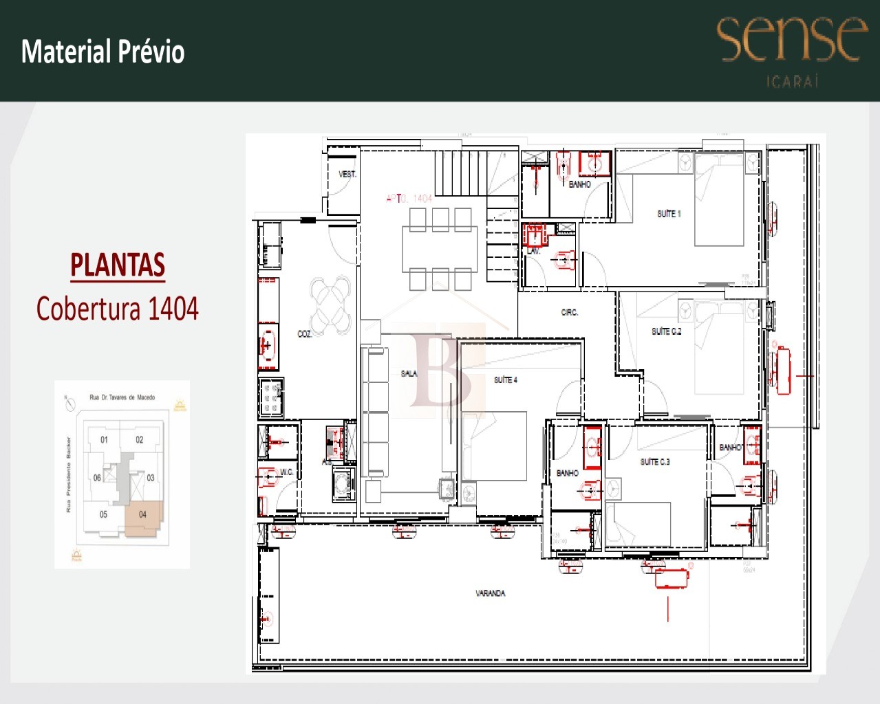 Apartamento à venda com 4 quartos, 178m² - Foto 6