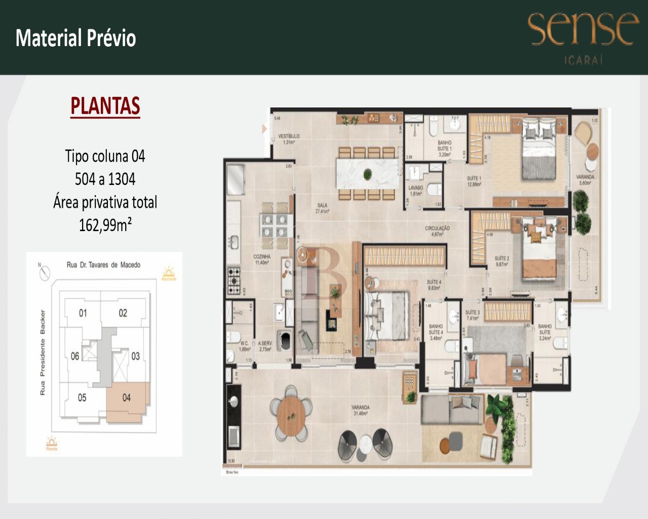 Apartamento à venda com 4 quartos, 178m² - Foto 14