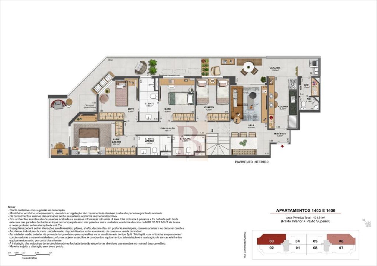 Cobertura à venda com 4 quartos, 200m² - Foto 21