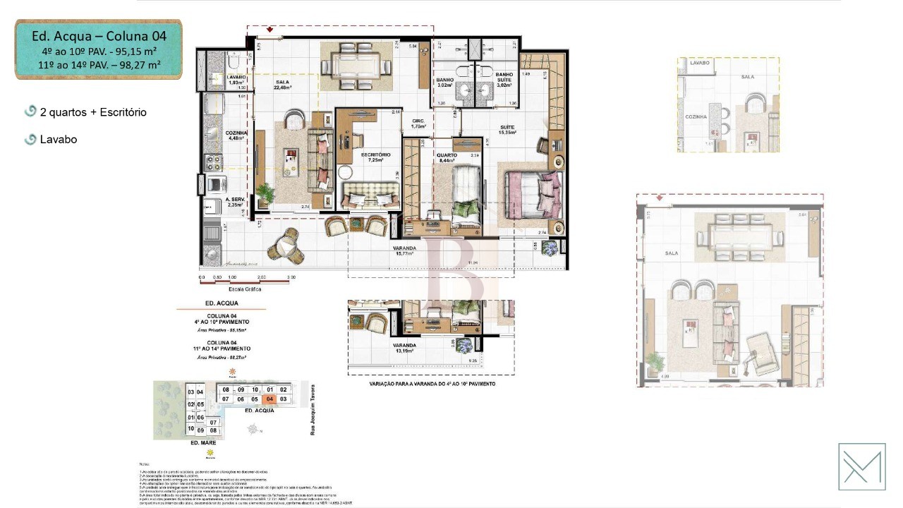 Apartamento à venda com 2 quartos, 72m² - Foto 41