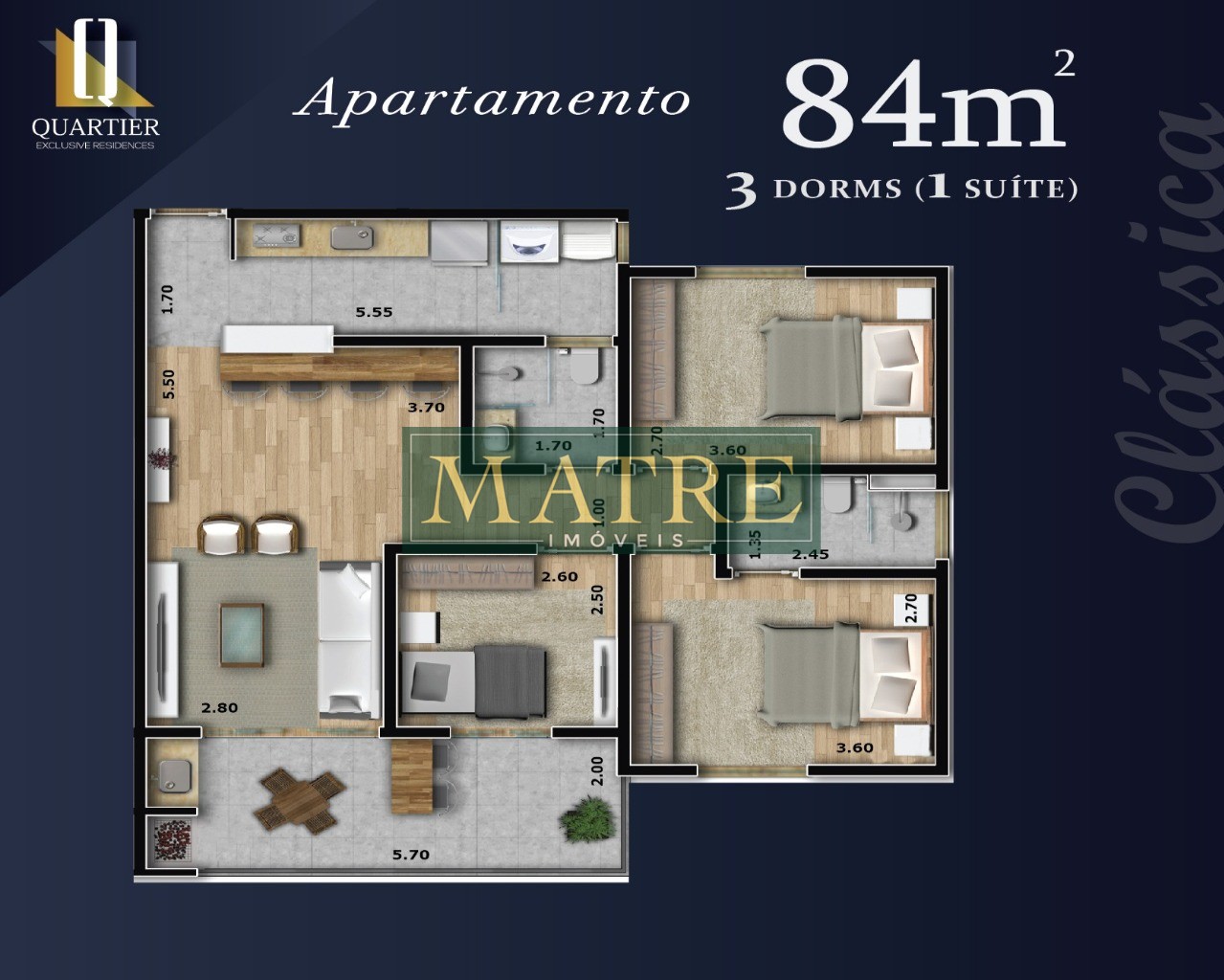 Apartamento à venda com 3 quartos, 172m² - Foto 20