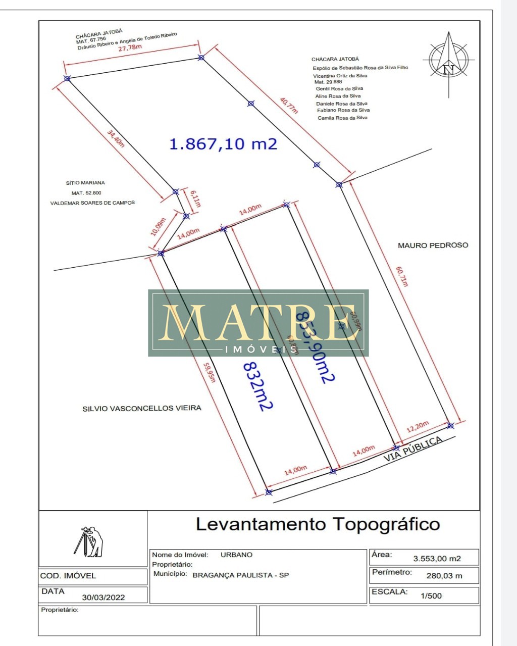 Terreno, 832 m² - Foto 2