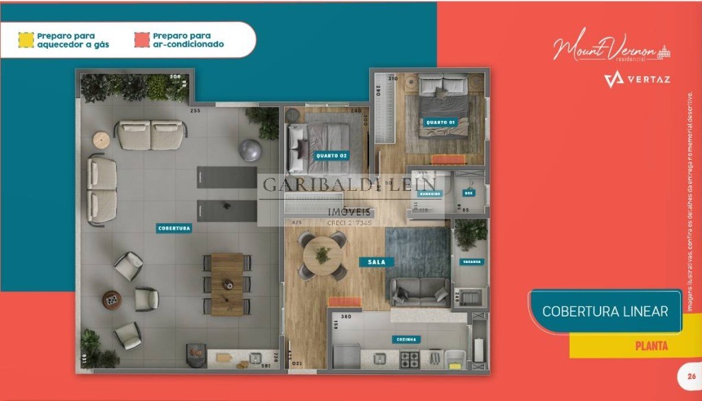 Apartamento à venda com 2 quartos, 46m² - Foto 7