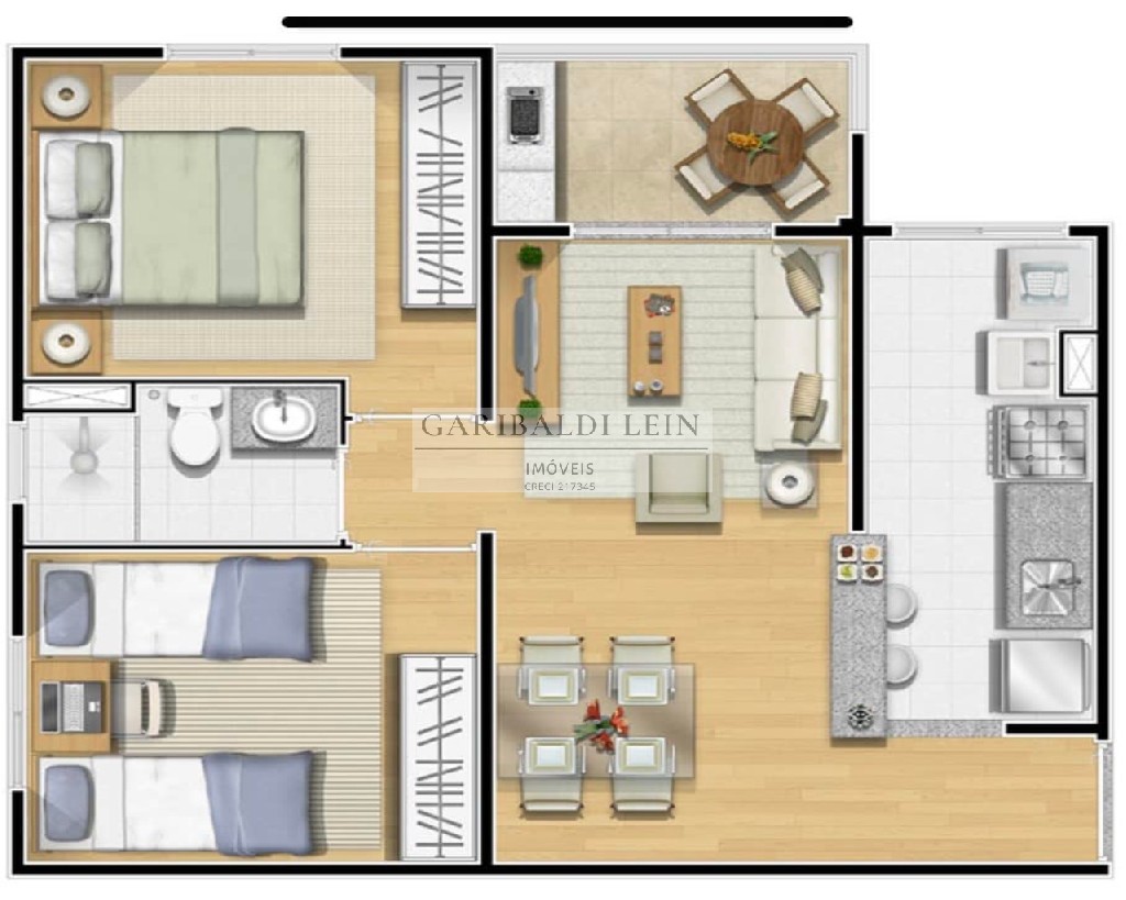 Apartamento à venda com 2 quartos, 51m² - Foto 28