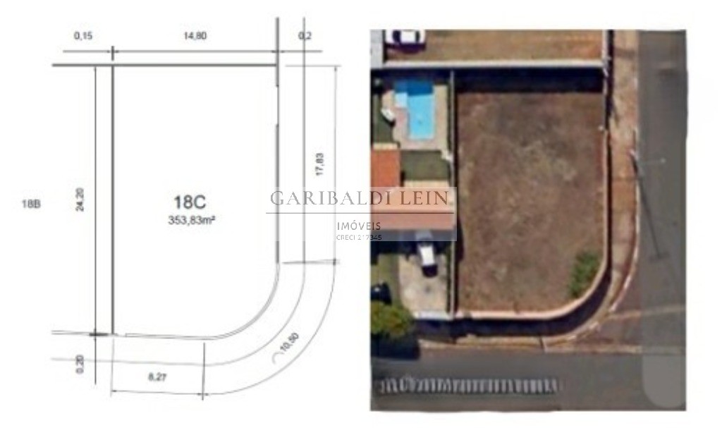 Terreno para alugar, 353m² - Foto 1