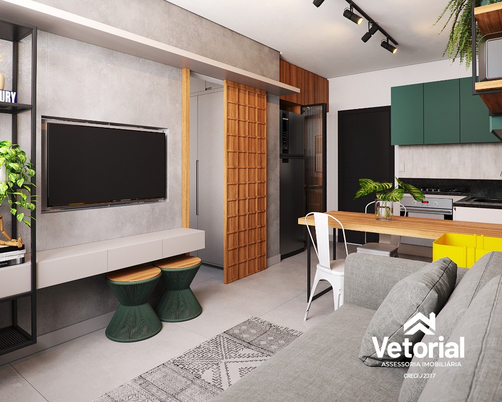 Apartamento à venda com 1 quarto, 30m² - Foto 3