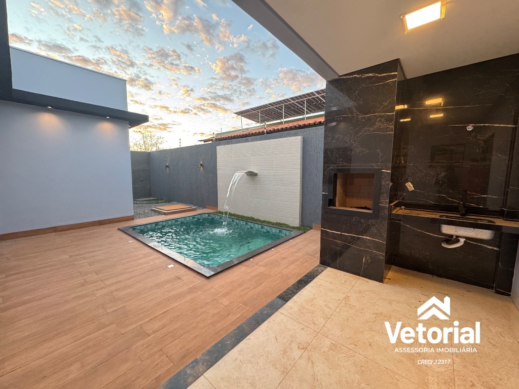 Foto Casa de 3 quartos no Parque da Cidade Barreiras-BA: 145,52m², suíte, 2 salas, 2 banheiros, 2 vagas de garagem. Venha conferir!