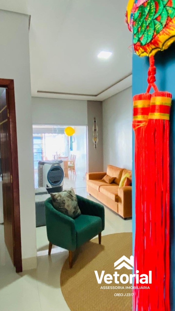 Foto Que casa, senhores! 3 quartos, sendo 01 com suíte, duas salas, toda no porcelanato, escriturada e super aconchegante! Recanto dos Pássaros - Barreiras