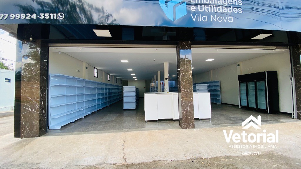 Foto Ponto comercial com 190 m2, portas automáticas, sistema de câmeras, alarme, localizado na avenida principal do bairro Vila Nova