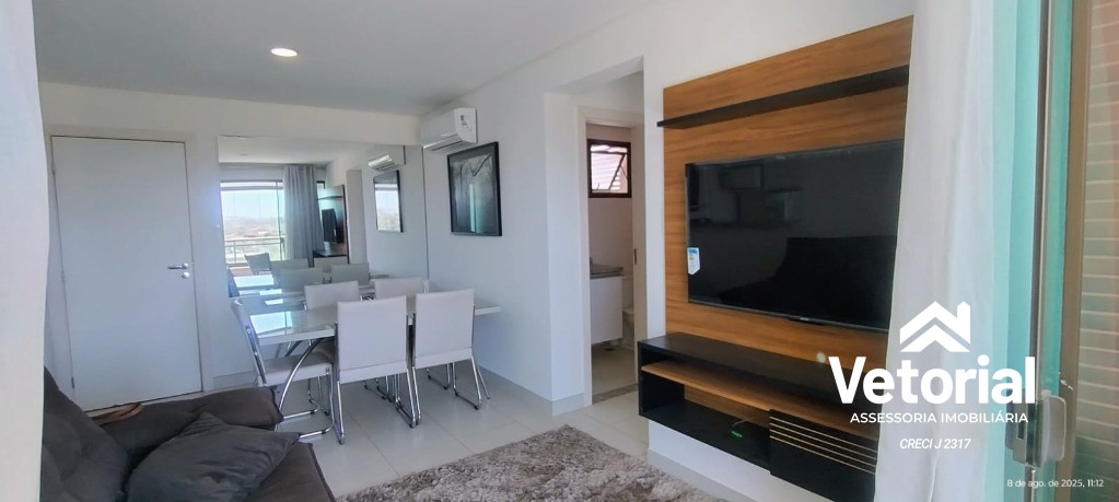 Foto APTO. de 1/4, 100% mobiliado, em condomínio fechado, segurança 24h, área de lazer completíssima!