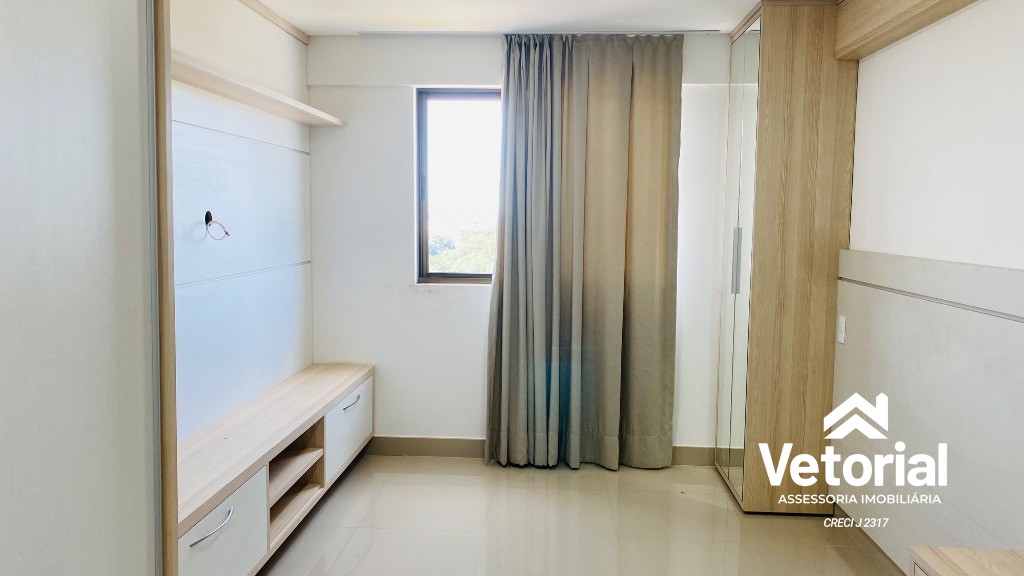 Foto Apartamento semi mobiliado de 1/4, em condomínio fechado com segurança 24h e área de lazer!