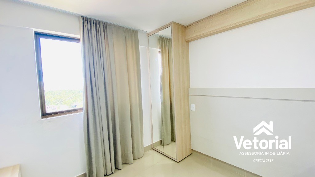 Foto Apartamento semi mobiliado de 1/4, em condomínio fechado com segurança 24h e área de lazer!