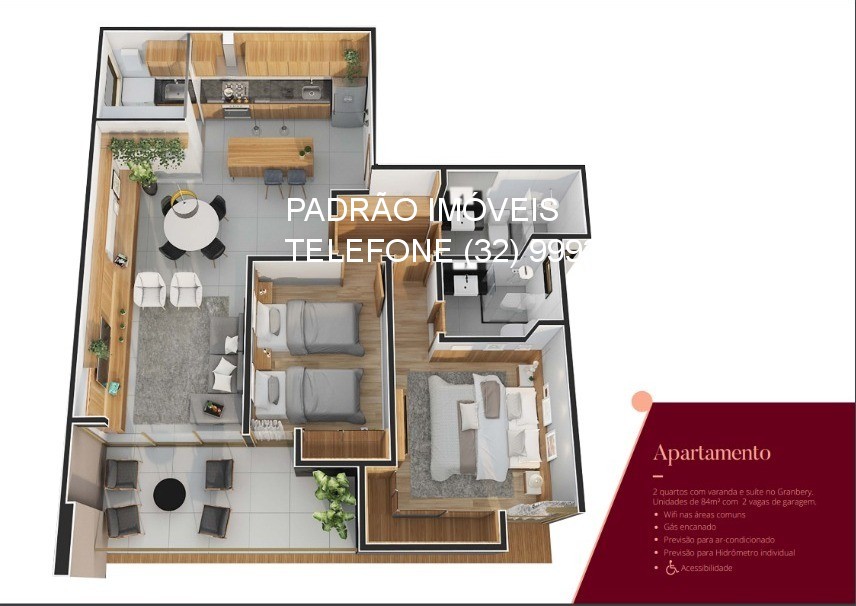 Apartamento à venda com 2 quartos, 83m² - Foto 3