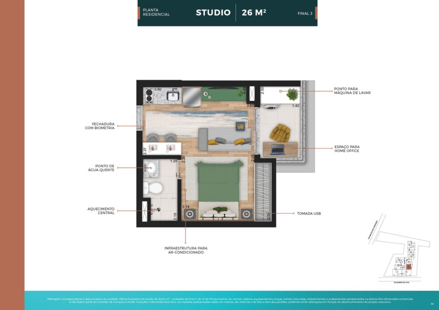 Apartamento, 1 quarto, 24 m² - Foto 23