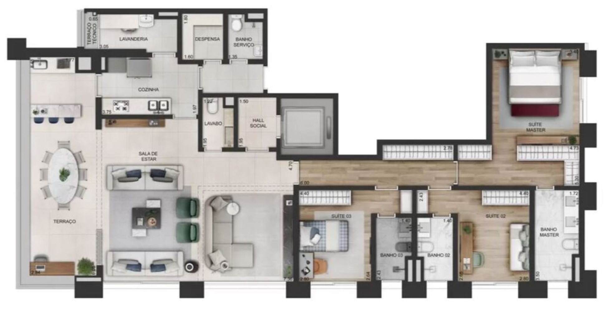 Apartamento, 3 quartos, 366 m² - Foto 15