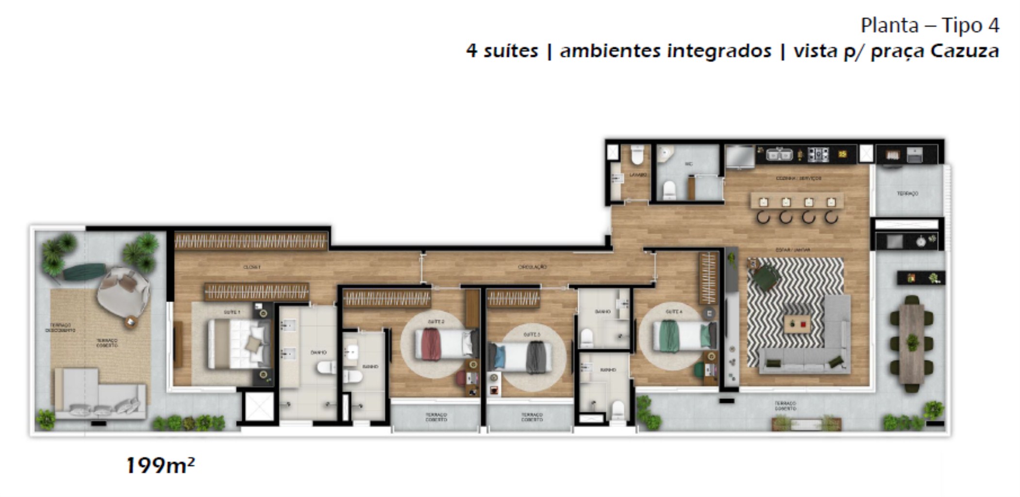 Apartamento à venda com 3 quartos, 136m² - Foto 27