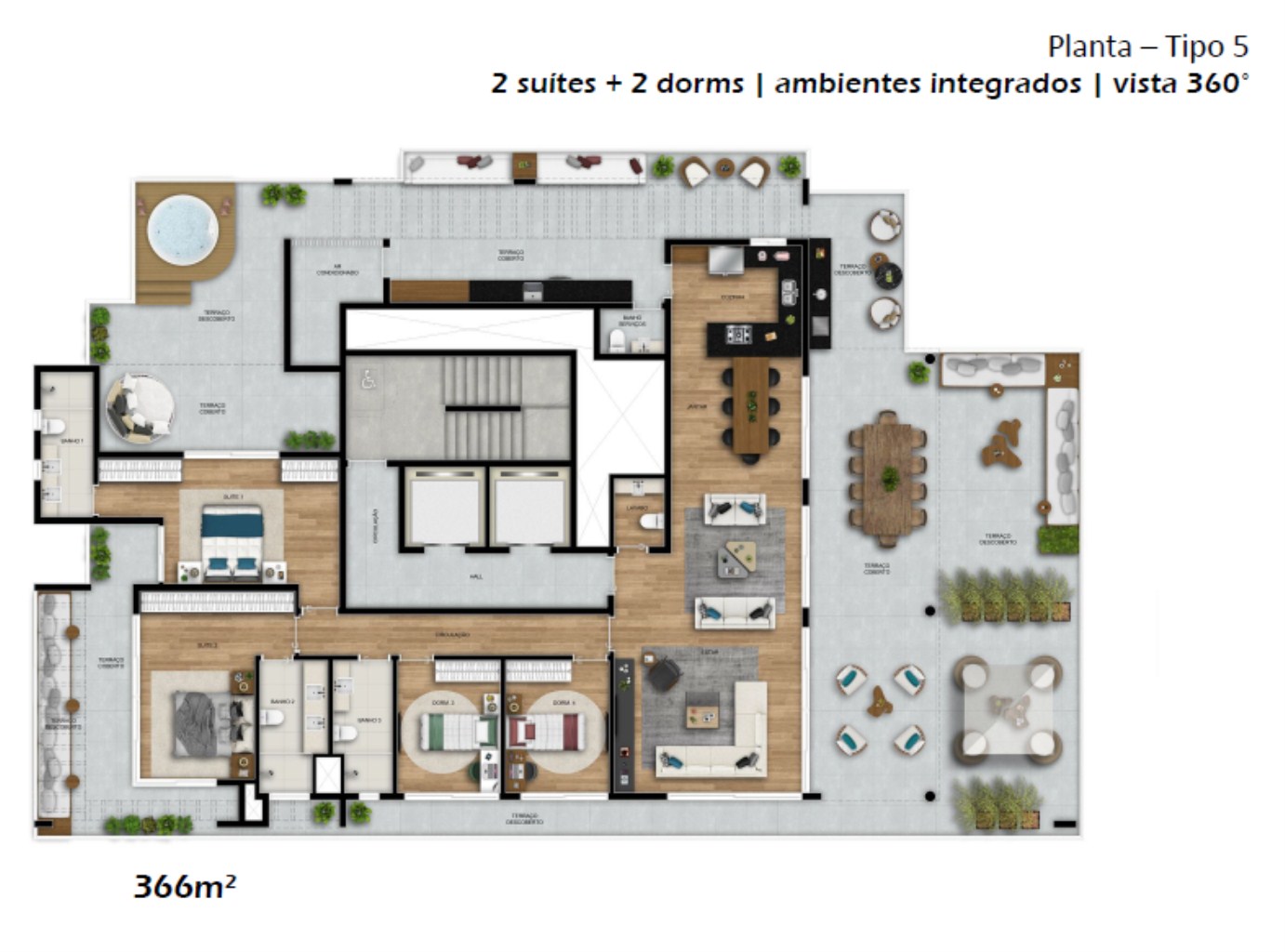 Apartamento à venda com 3 quartos, 136m² - Foto 30