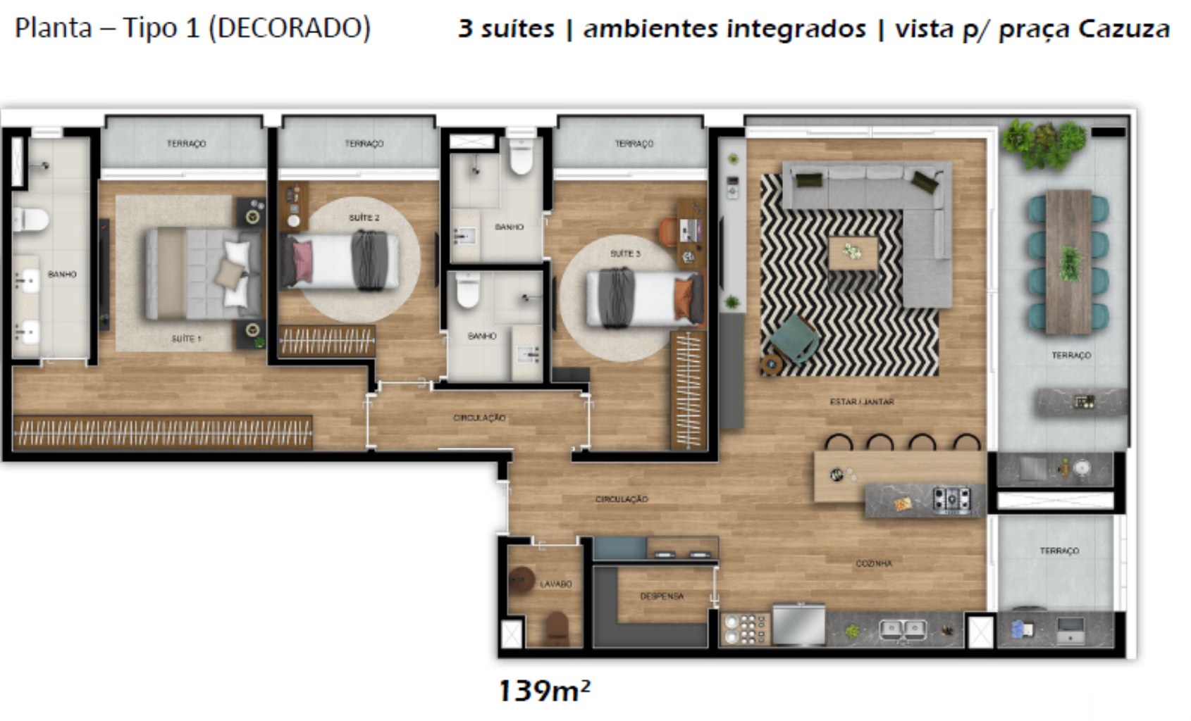 Apartamento à venda com 3 quartos, 128m² - Foto 24