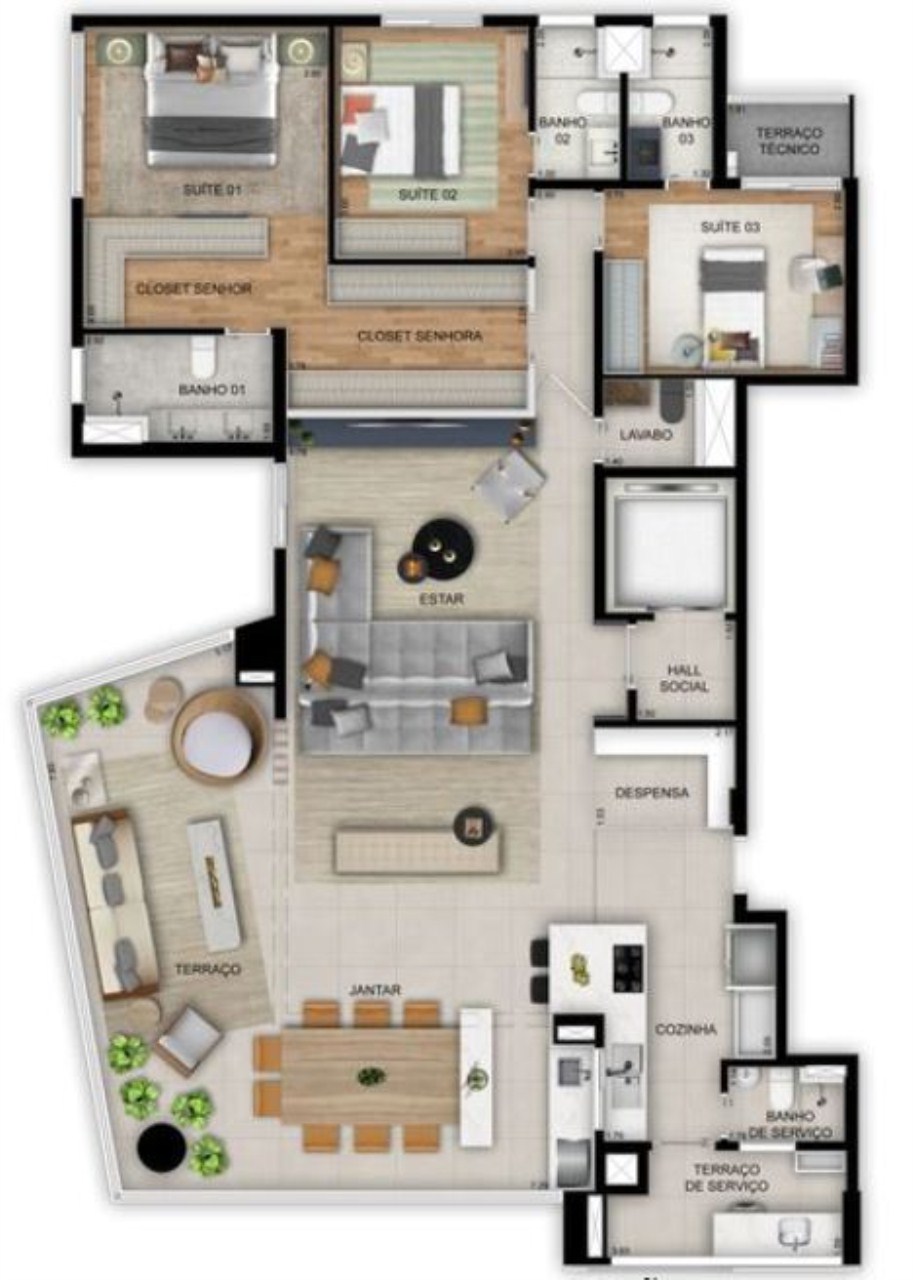 Apartamento, 1 quarto, 44 m² - Foto 19