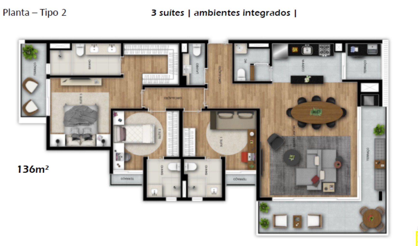 Apartamento à venda com 3 quartos, 128m² - Foto 23