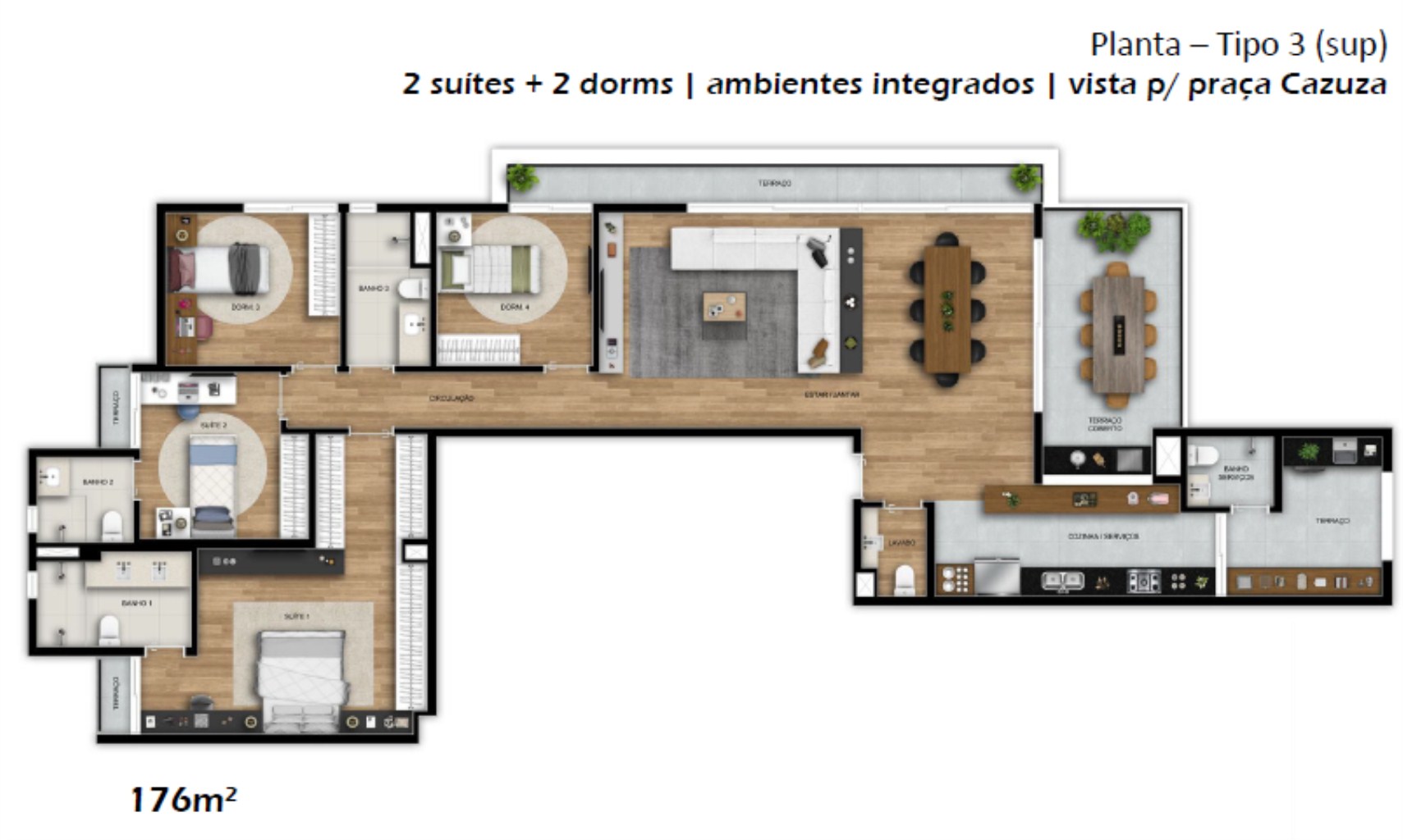 Apartamento à venda com 3 quartos, 128m² - Foto 25