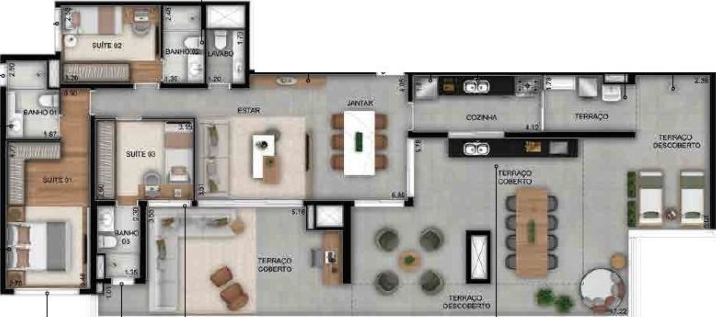 Apartamento à venda com 3 quartos, 120m² - Foto 27