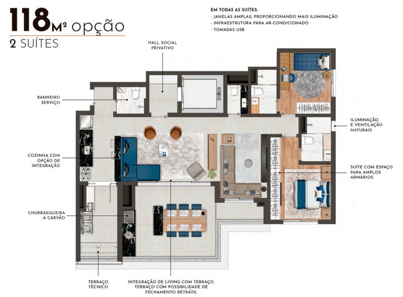 Apartamento, 3 quartos, 136 m² - Foto 20