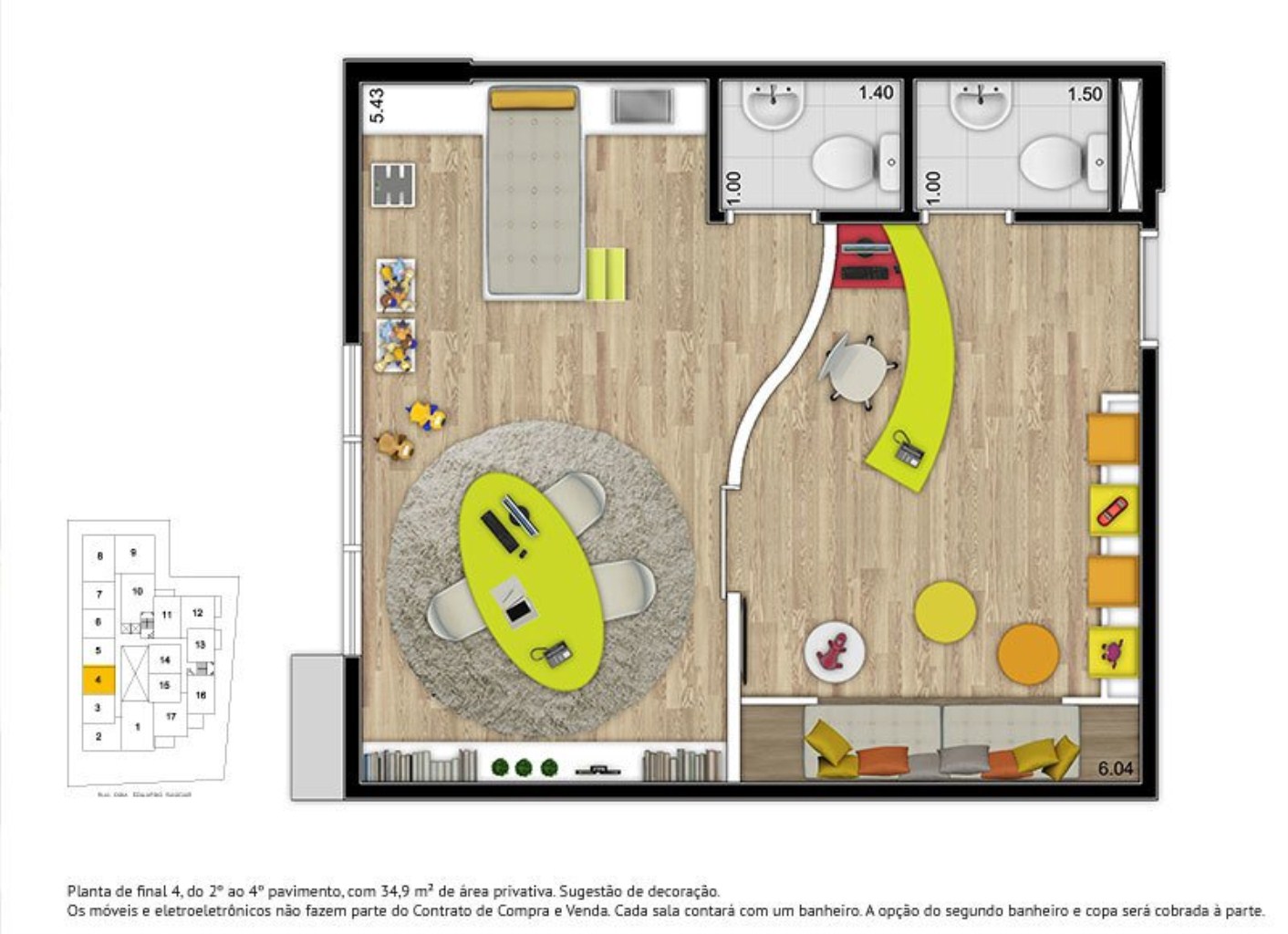 Conjunto Comercial-Sala à venda, 67m² - Foto 17