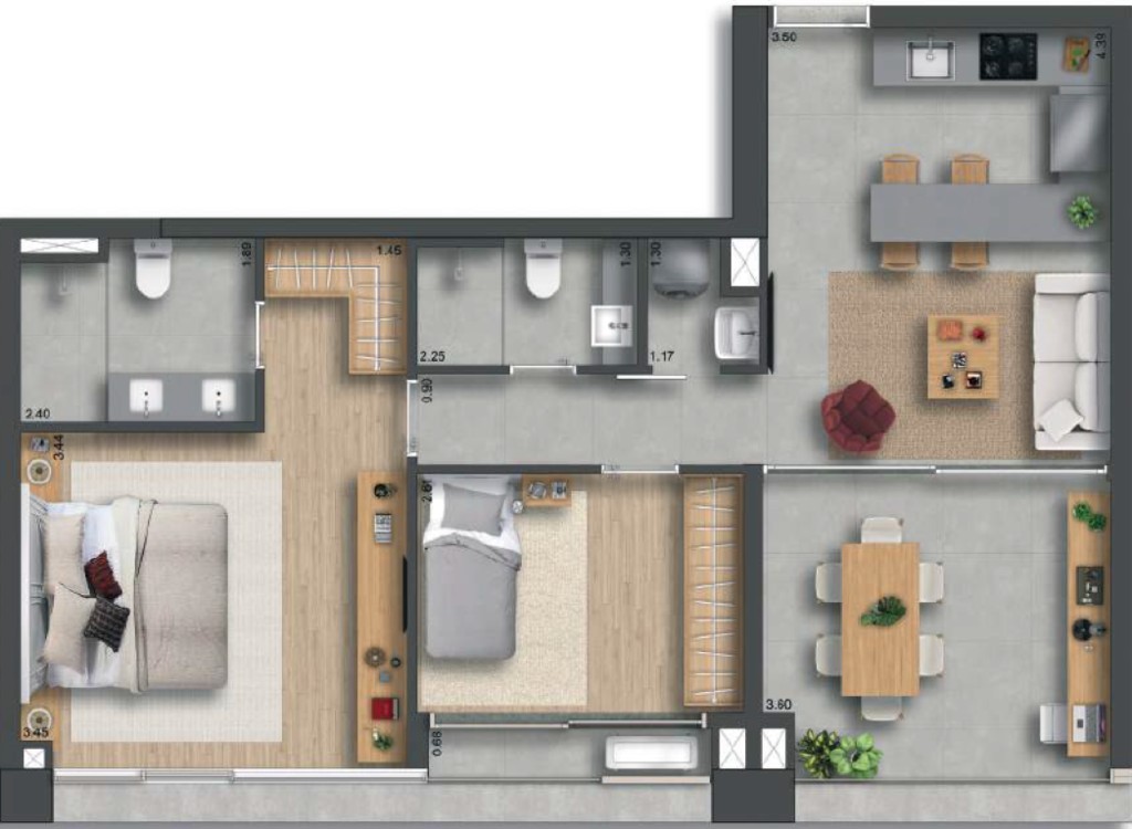 Apartamento, 2 quartos, 90 m² - Foto 23