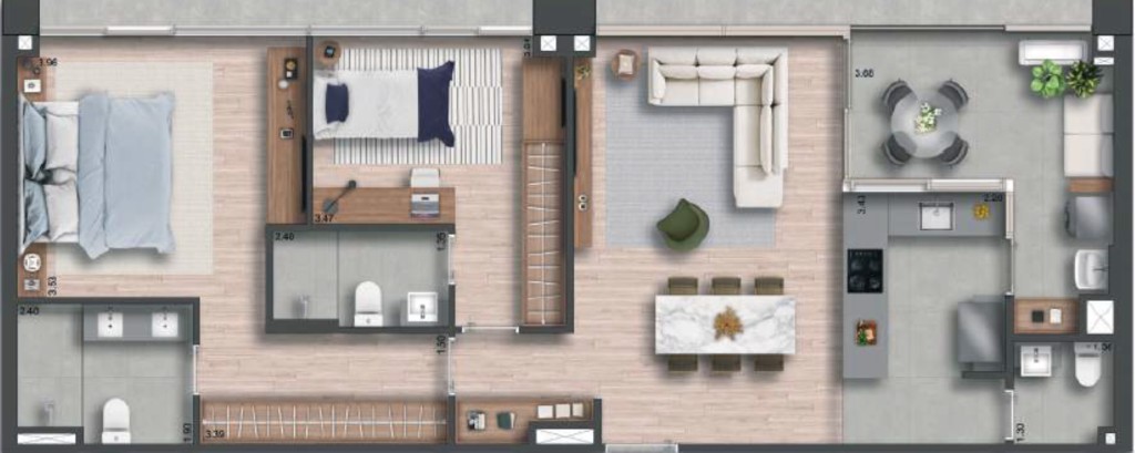 Apartamento, 2 quartos, 90 m² - Foto 24