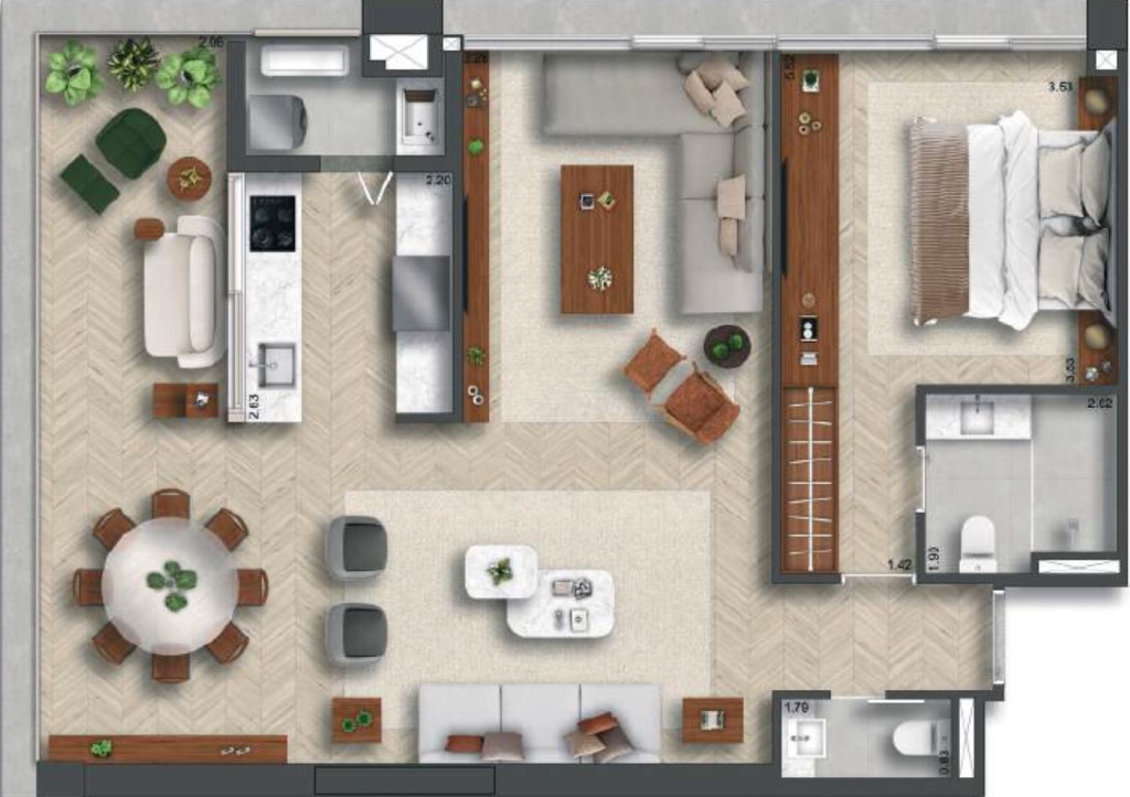 Apartamento, 2 quartos, 90 m² - Foto 25