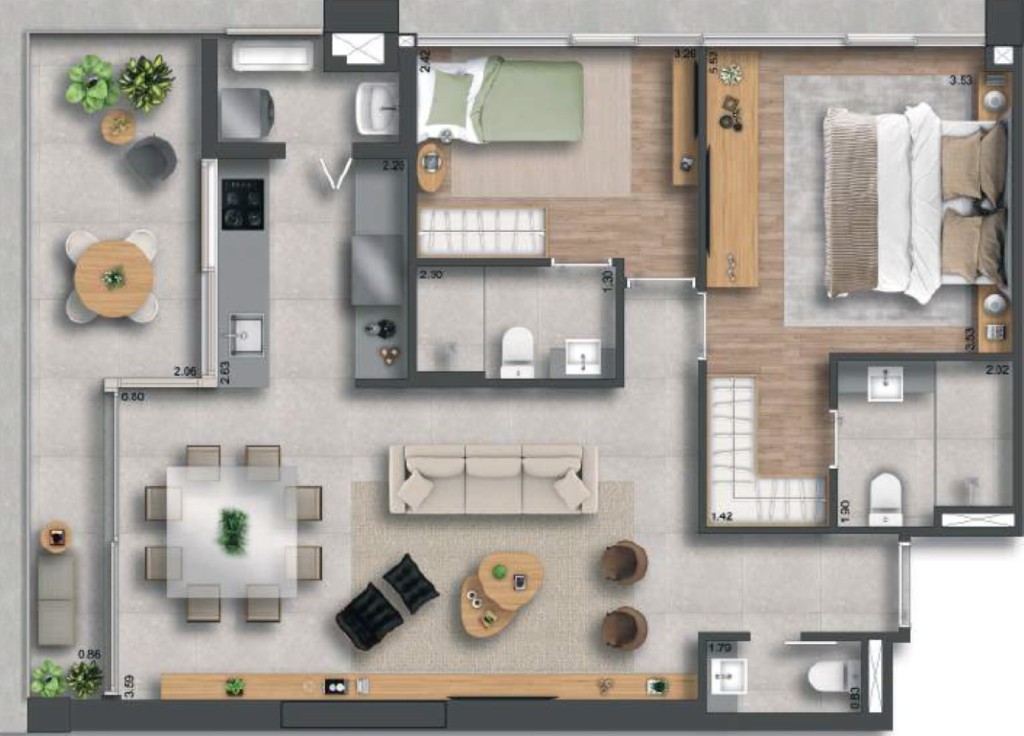 Apartamento, 2 quartos, 90 m² - Foto 26