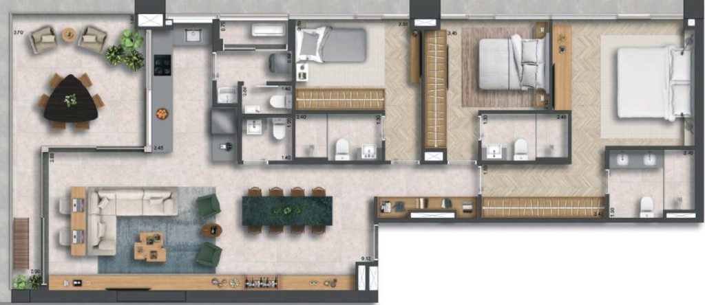 Apartamento, 2 quartos, 90 m² - Foto 29