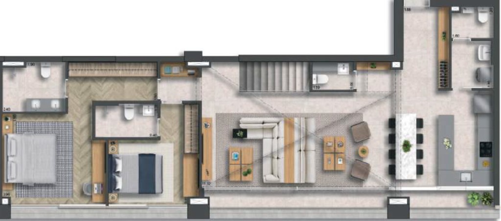 Apartamento, 2 quartos, 90 m² - Foto 34