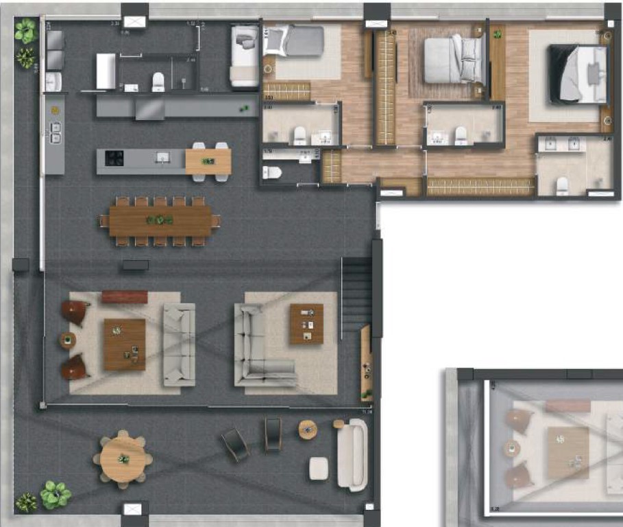 Apartamento, 2 quartos, 90 m² - Foto 36