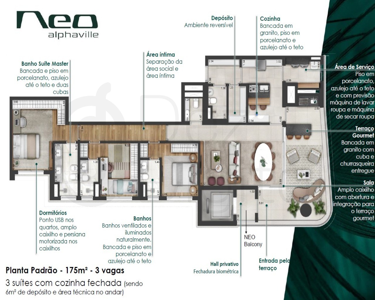 Apartamento à venda com 4 quartos, 244m² - Foto 12