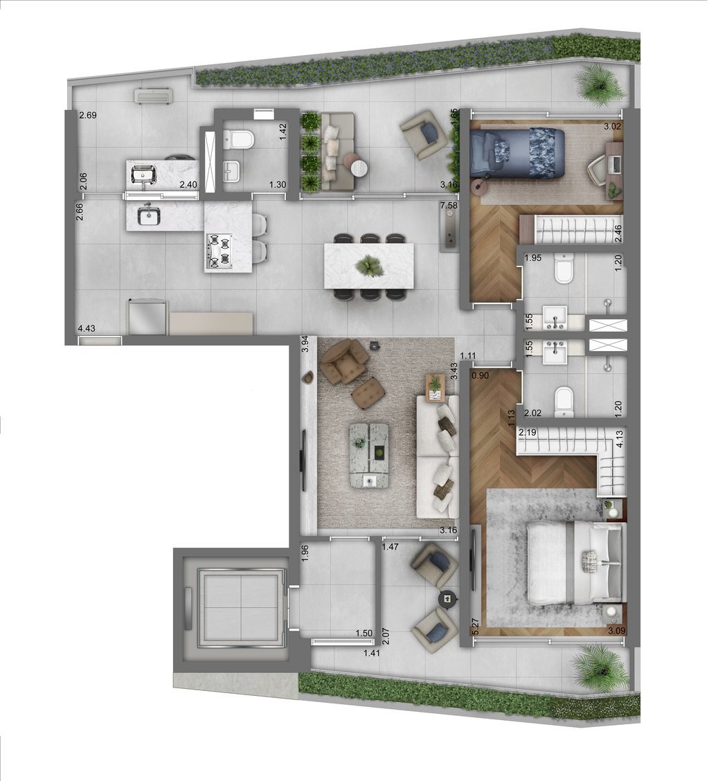 Apartamento, 2 quartos, 114 m² - Foto 26