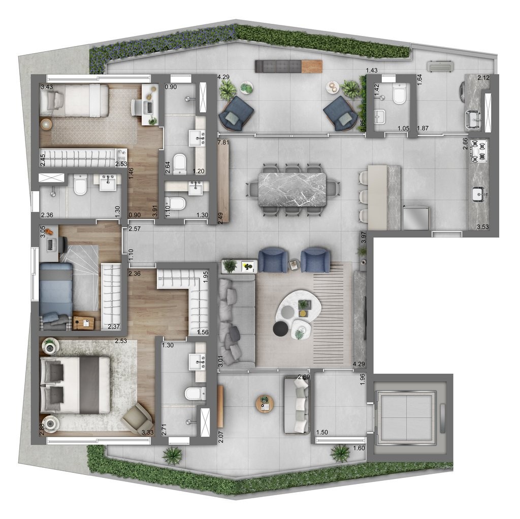 Apartamento, 2 quartos, 114 m² - Foto 28