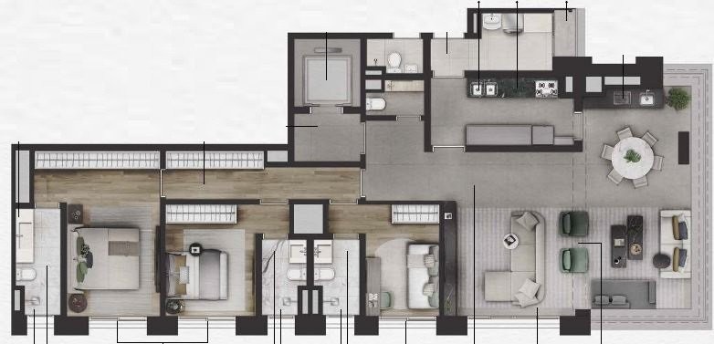 Apartamento, 3 quartos, 348 m² - Foto 19