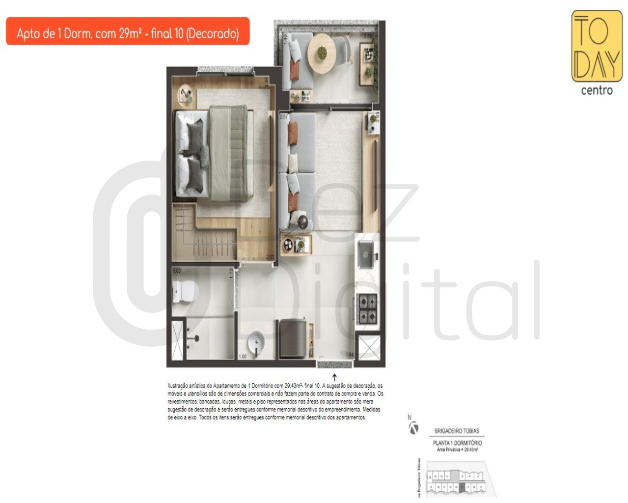 Apartamento, 1 quarto, 29 m² - Foto 20