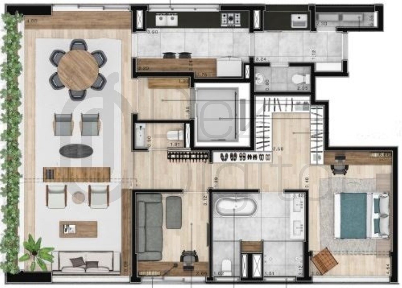 Apartamento à venda com 2 quartos, 134m² - Foto 21